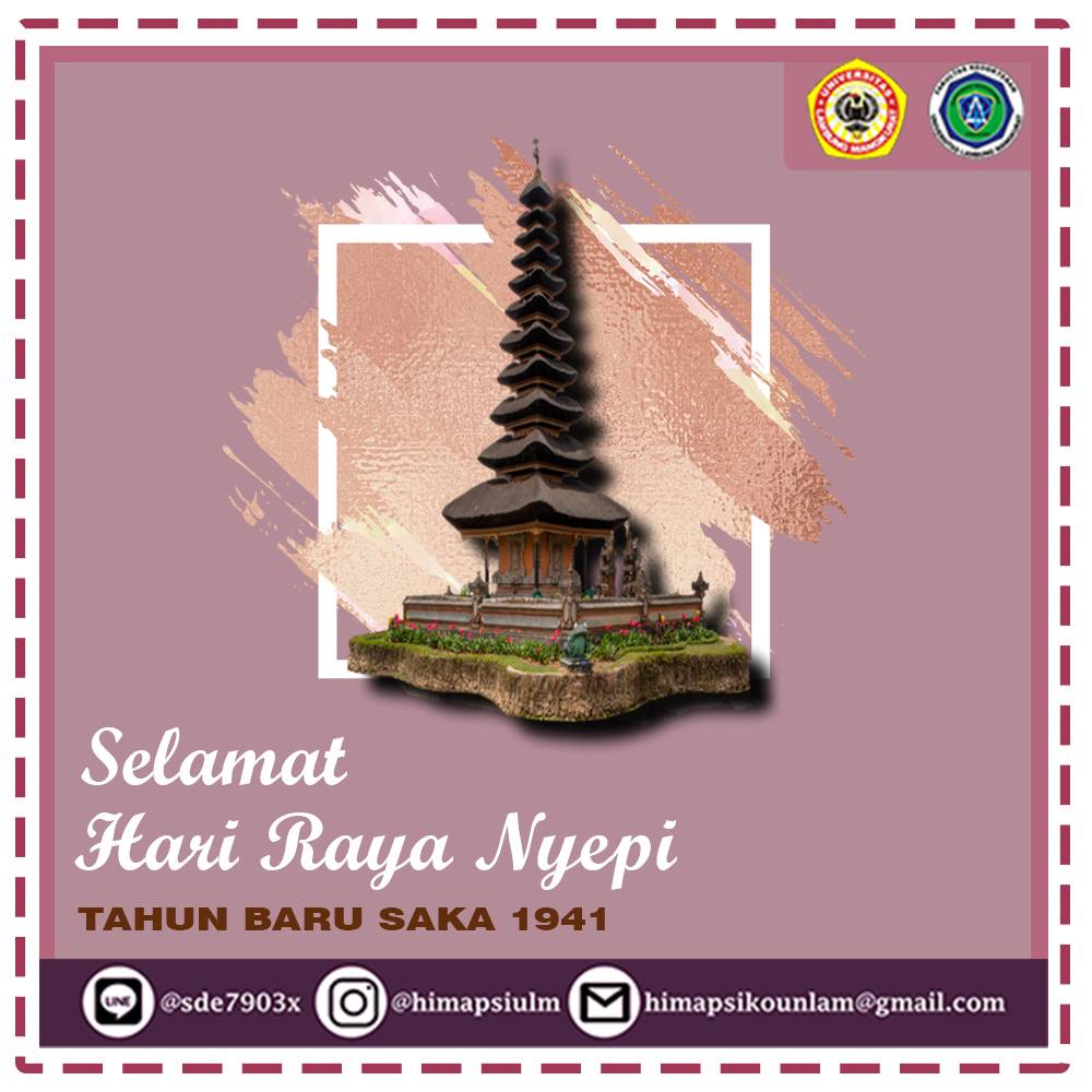 SELAMAT HARI RAYA NYEPI CAKA 1941