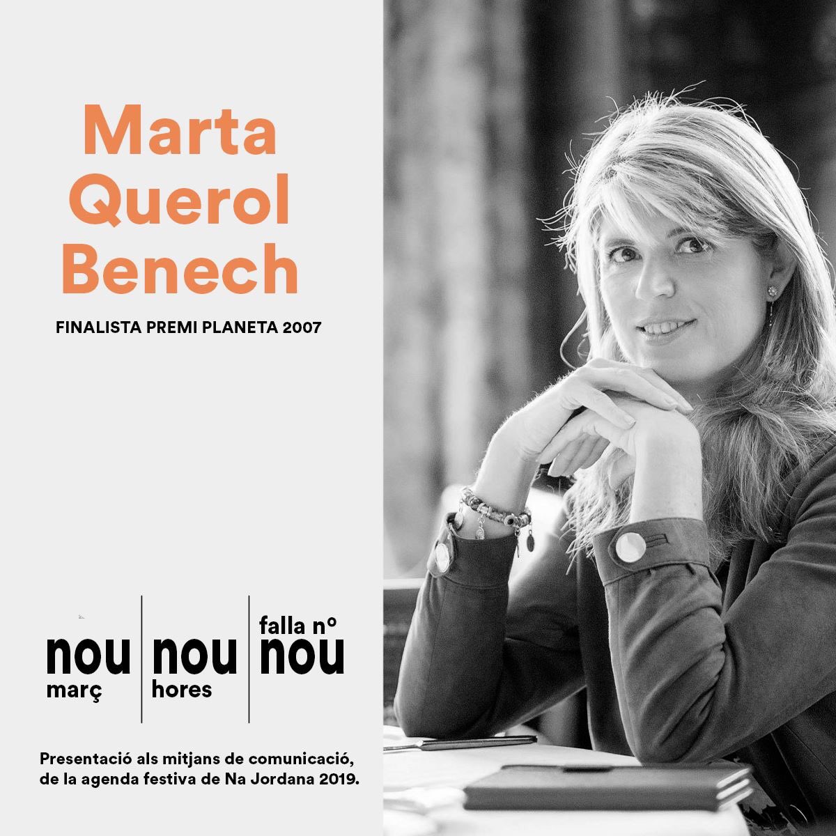 najordana's tweet photo. Sempre franca, @Marta_Querol, novel.lista, ens acompanyarà el 9 de març, per presentar-vos el nostre #llibret19. Ho agraïm de bon tros. Merci beaucoup!
Quin plaer comptar amb ella! #NaJordanaEnganxa https://t.co/ur5qjGX2cG