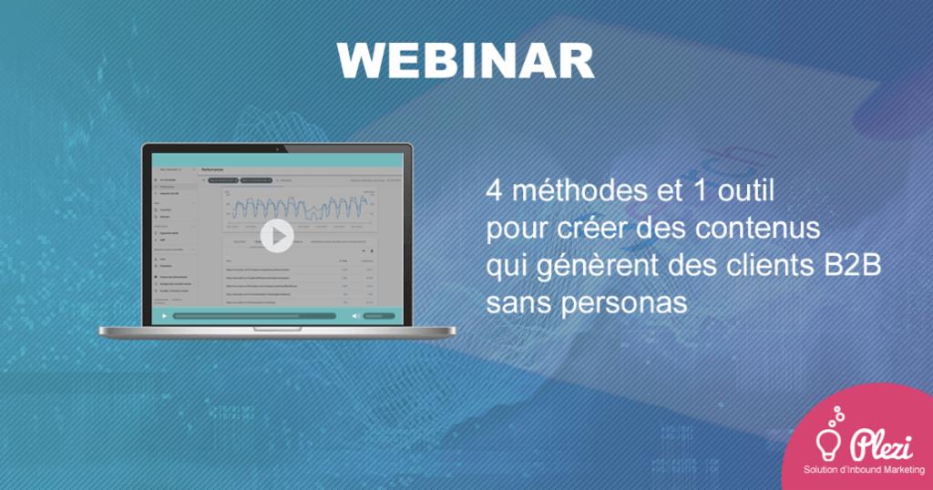 PleziApp_FR's tweet photo. [WEBINAR] #HackMyPersonas : trouver des idées de contenus à fort potentiel SEO sans passer par la case personas ! 
🗓Rendez-vous jeudi 21 mars pour notre nouveau webinar en compagnie de @nguyen_nico expert en #SEO https://t.co/hywlb8mqr1 https://t.co/gD59lWqqtV