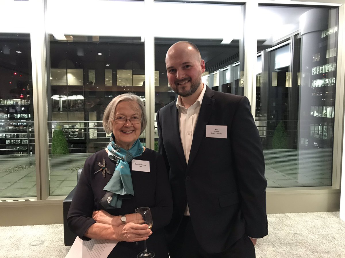 Nick Evans (@nevans_emplaw) on Twitter photo Really enjoyed meeting Baroness Hale (President of the Supreme Court of the UK) last night. Such an interesting career when working in the legal sector wasn’t so easy for women. She also politely listened to the <a href="/EvansLamsley/">Evans Lamsley Limited</a> story! #InternationalWomensDay Really enjoyed meeting Baroness Hale (President of the Supreme Court of the UK) last night. Such an interesting career when working in the legal sector wasn’t so easy for women. She also politely listened to the <a href="/EvansLamsley/">Evans Lamsley Limited</a> story! #InternationalWomensDay