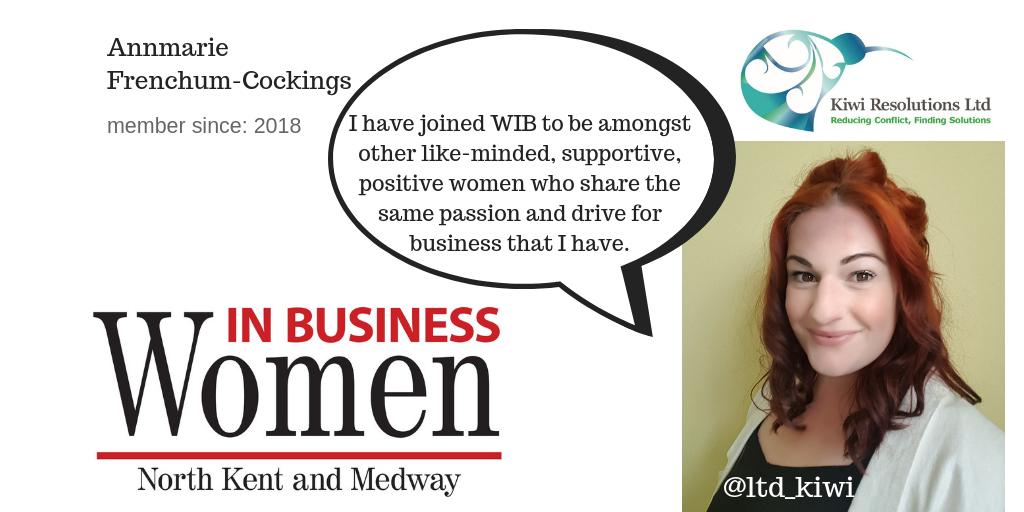 WiBMedway's tweet photo. Annmarie Frenchum-Cockings, a fully trained #RestorativePractitioner, @ltd_kiwi joined #WomenInBusiness to 'be amongst other like-minded, supportive, positive #women who share the same passion & drive for #business that I have'. https://t.co/A4FuCgNdjV