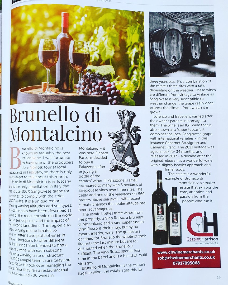 My article in <a href="/KLmagazine/">KL magazine</a> this month is about the amazing <a href="/ilpalazzone/">Il Palazzone</a> from Brunello Di Montalcino, go get a copy!