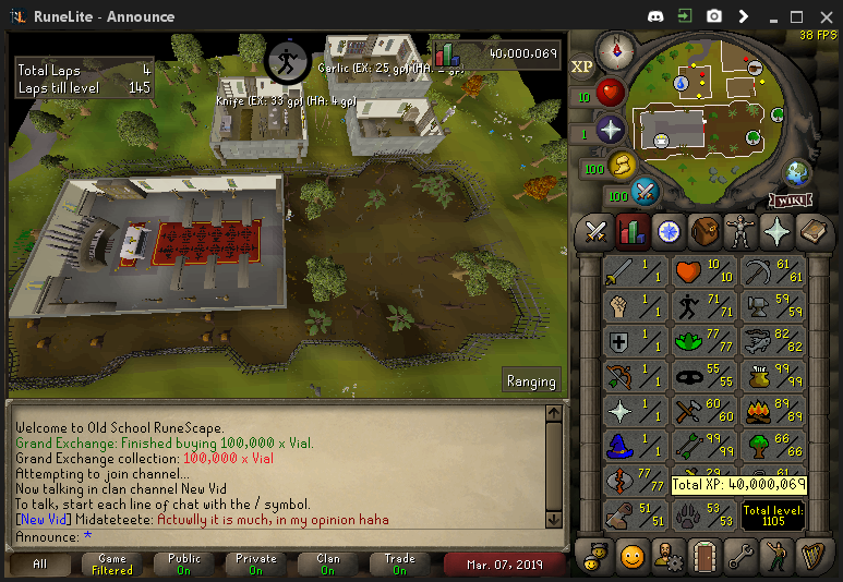 40,000,000 Total Experience achieved!