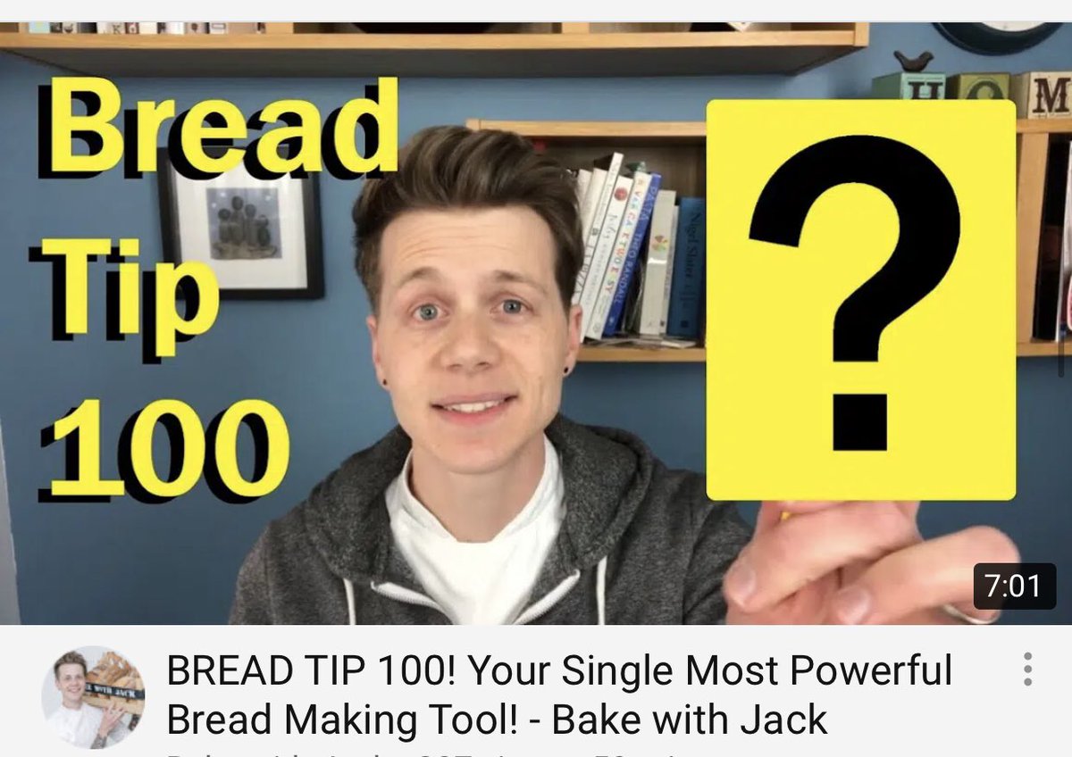BakeWithJack's tweet image. Nervous? Yeah me too. Not sure I did the right thing with this weeks #breadtip but hey, it’s honesty so it must be the right thing right? Take a look and if you like it, share it out for me 👉🏻 youtu.be/qLFcTInSOJk if you thought it was cr*p let me know. In spades.