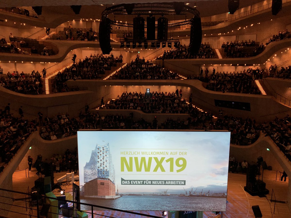Jedes Jahr wieder ein fantastischer Ort um die Verbesserung der Arbeitswelt anzupacken. #NWX19 #Elphi