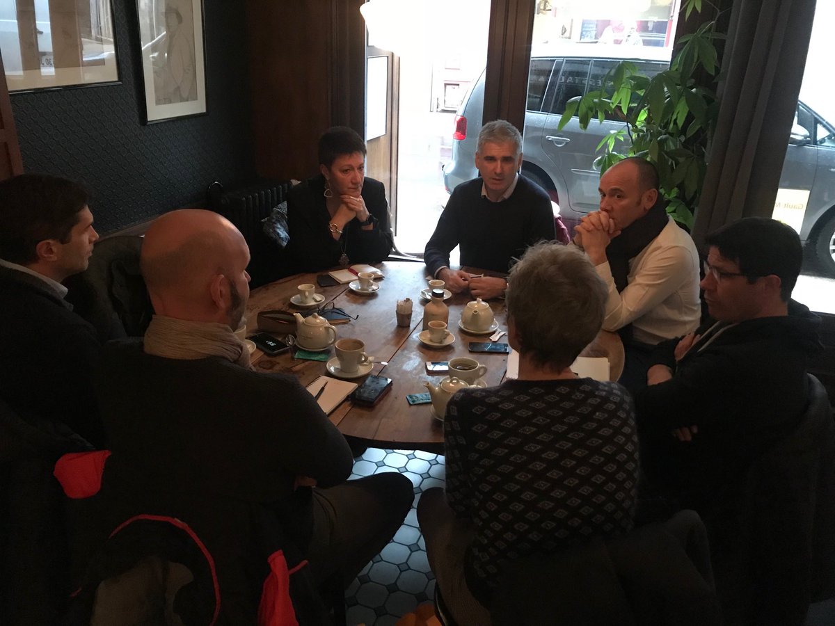 AuvergneMarque's tweet photo. #upcafe à Aurillac pour préparer le prochain #upheros le 11 avril au canotier ! ⁦@pissavy⁩ #cant’elles https://t.co/ttYjLUxyy9