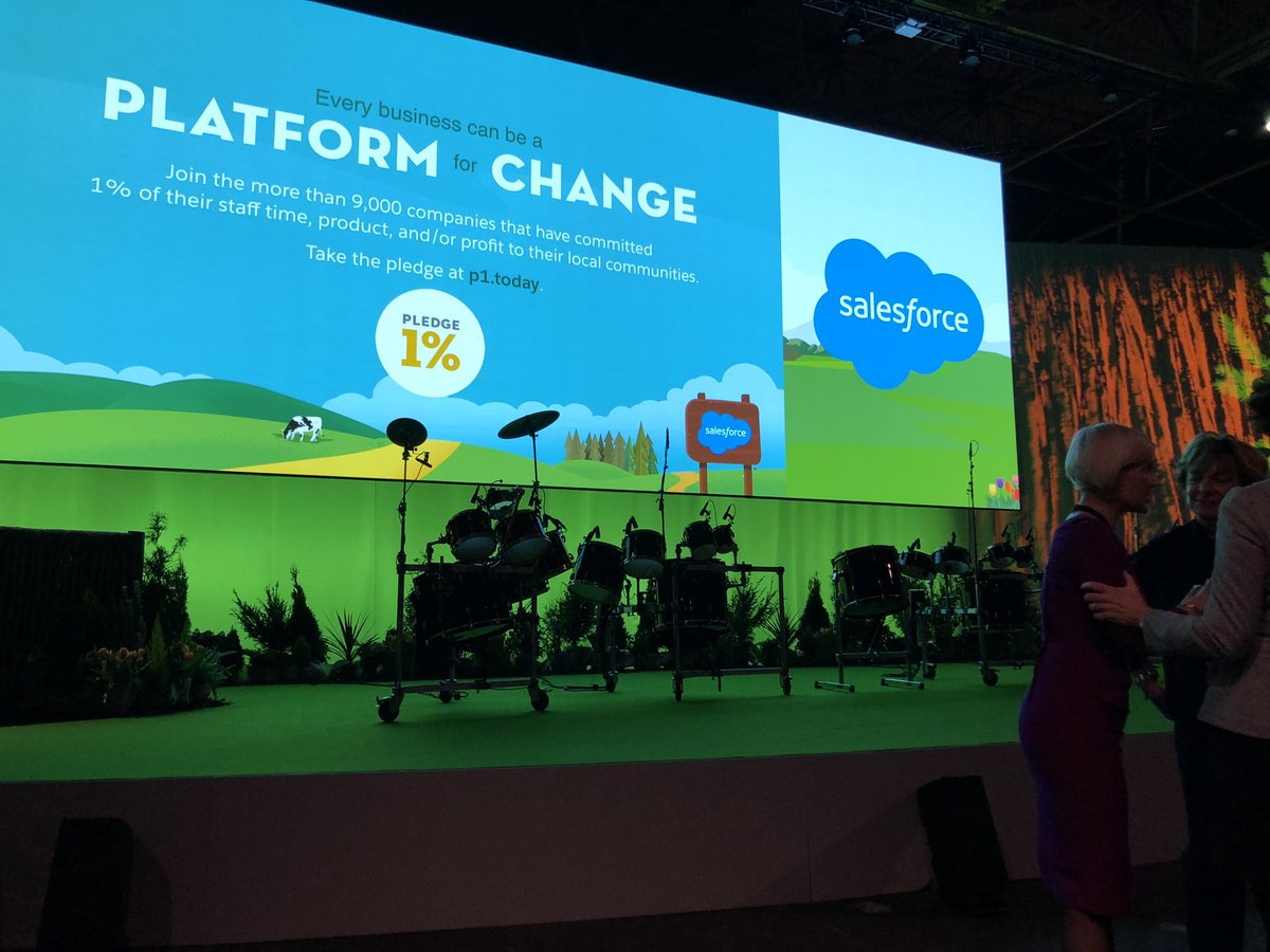 JHMSchwarzer's tweet photo. Getting ready for the keynote athe Amsterdam World Tour. #SalesforceTour https://t.co/7UzVmXa2Jp