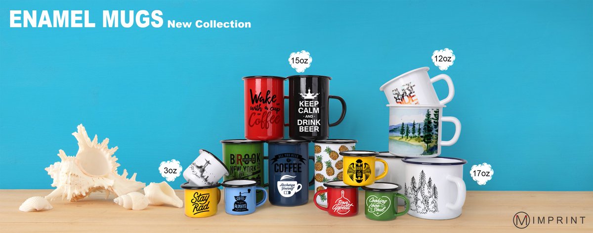 🤩Enamel Mugs New Collection!!🤩
Use for coffee drinking,camping,traveling,collect,gift ect. 
☕️🍺✈️🎉🎉🎉🎁🎁🎁
Four sizes of enamel cups to meet your different needs！
#mug #enamelmug #sublimationmug #gift #gifts #personalizedgifts #personalizedmug #customgifts #campingmugs
