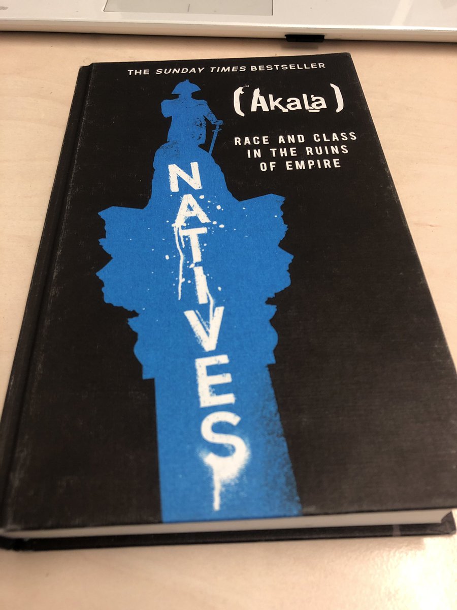 EventsMLondon's tweet image. #WorldBookDay #CurrentlyReading Natives 🙌👊👌