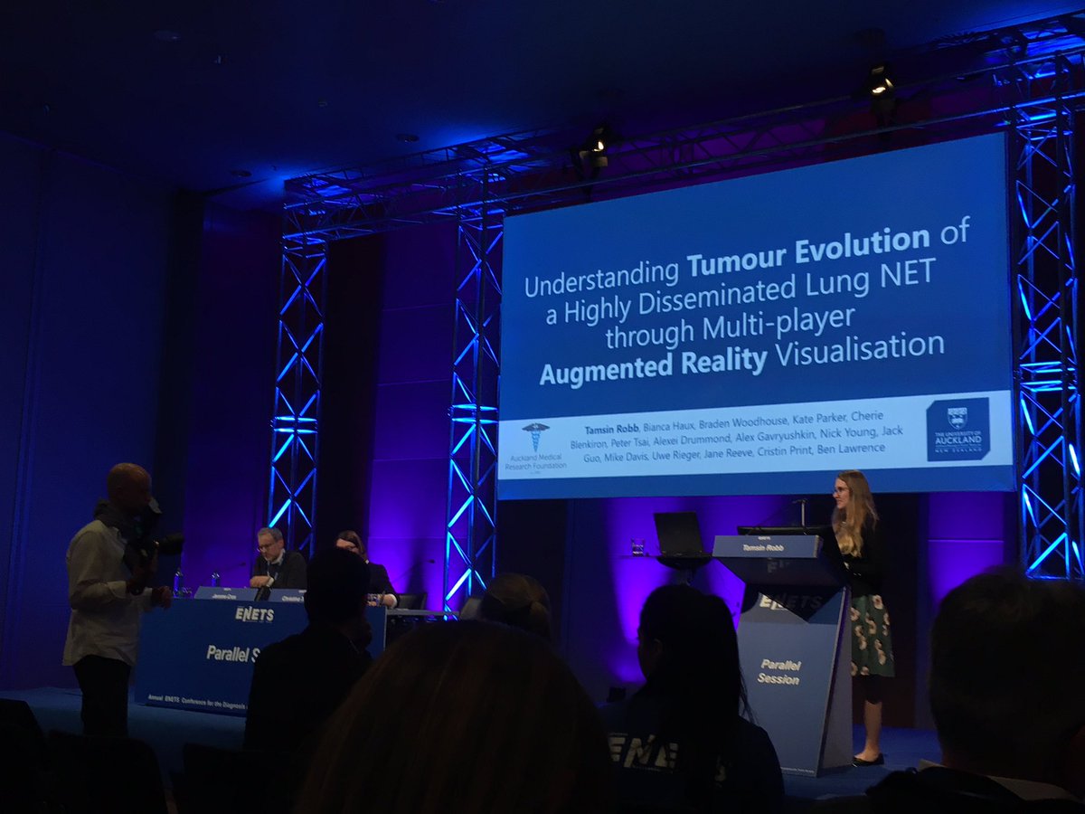 Cherie Blenkiron 🍒 (@cblenkie) on Twitter photo Wonderful presentation from NETwork phd student <a href="/TamsinRobb/">Tamsin Robb</a> at #ENETS19 <a href="/MedResearchNZ/">AMRF</a> <a href="/FMHS_UoA/">Faculty of Medical and Health Sciences UoA</a> Wonderful presentation from NETwork phd student <a href="/TamsinRobb/">Tamsin Robb</a> at #ENETS19 <a href="/MedResearchNZ/">AMRF</a> <a href="/FMHS_UoA/">Faculty of Medical and Health Sciences UoA</a>