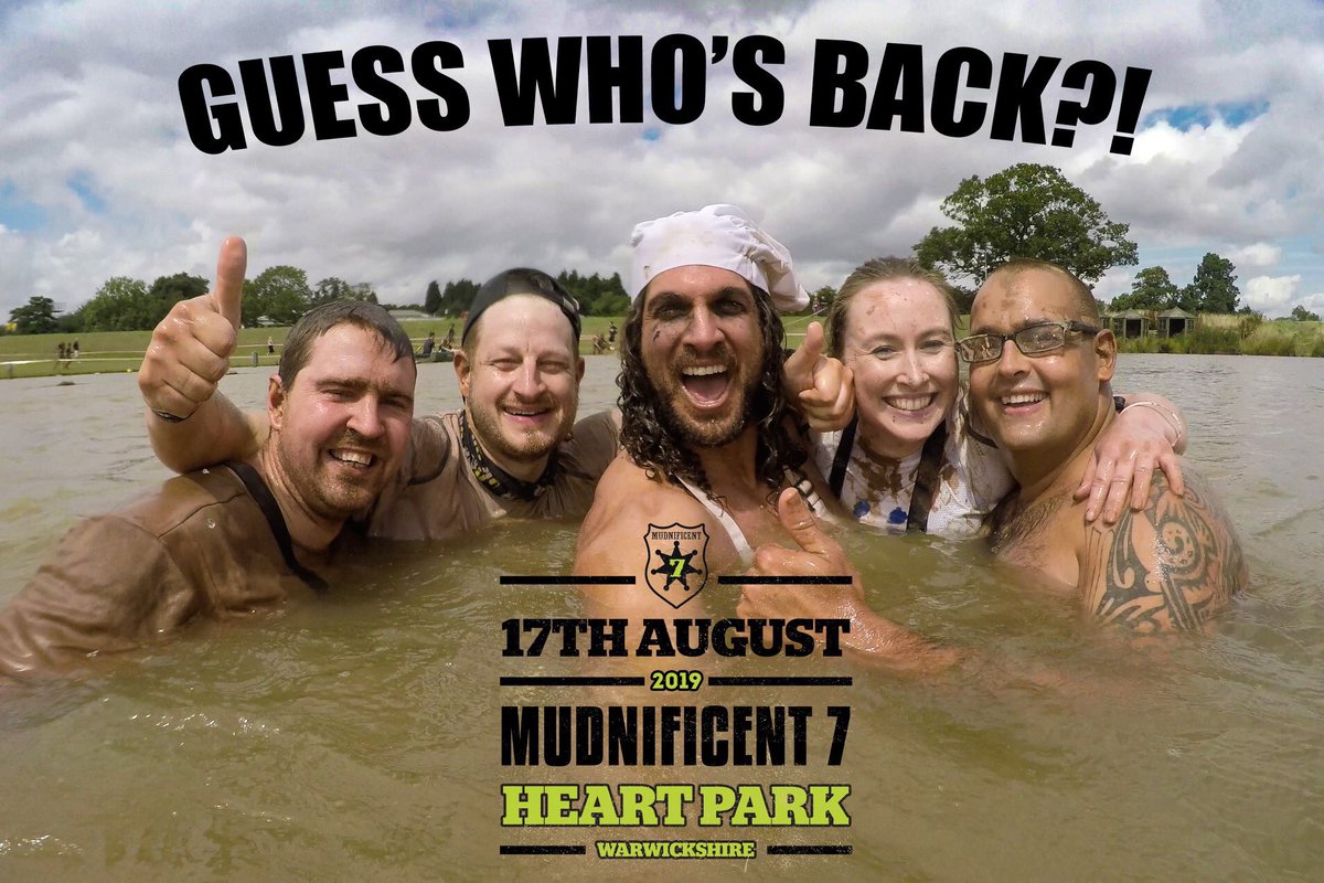 #guesswhosback awas are back in the ocr muddy scene this year! It’s been a while but it’s time.... who wants to join us?! <a href="/ORAEXPO/">Mudnificent 7</a> #ocr #obstaclecourserace #mudrun #muddy #mud #letsgetmuddy #race #fun #smile #raisemoney #raiseasmile #trysomethingfun #together #mudgloriousmud