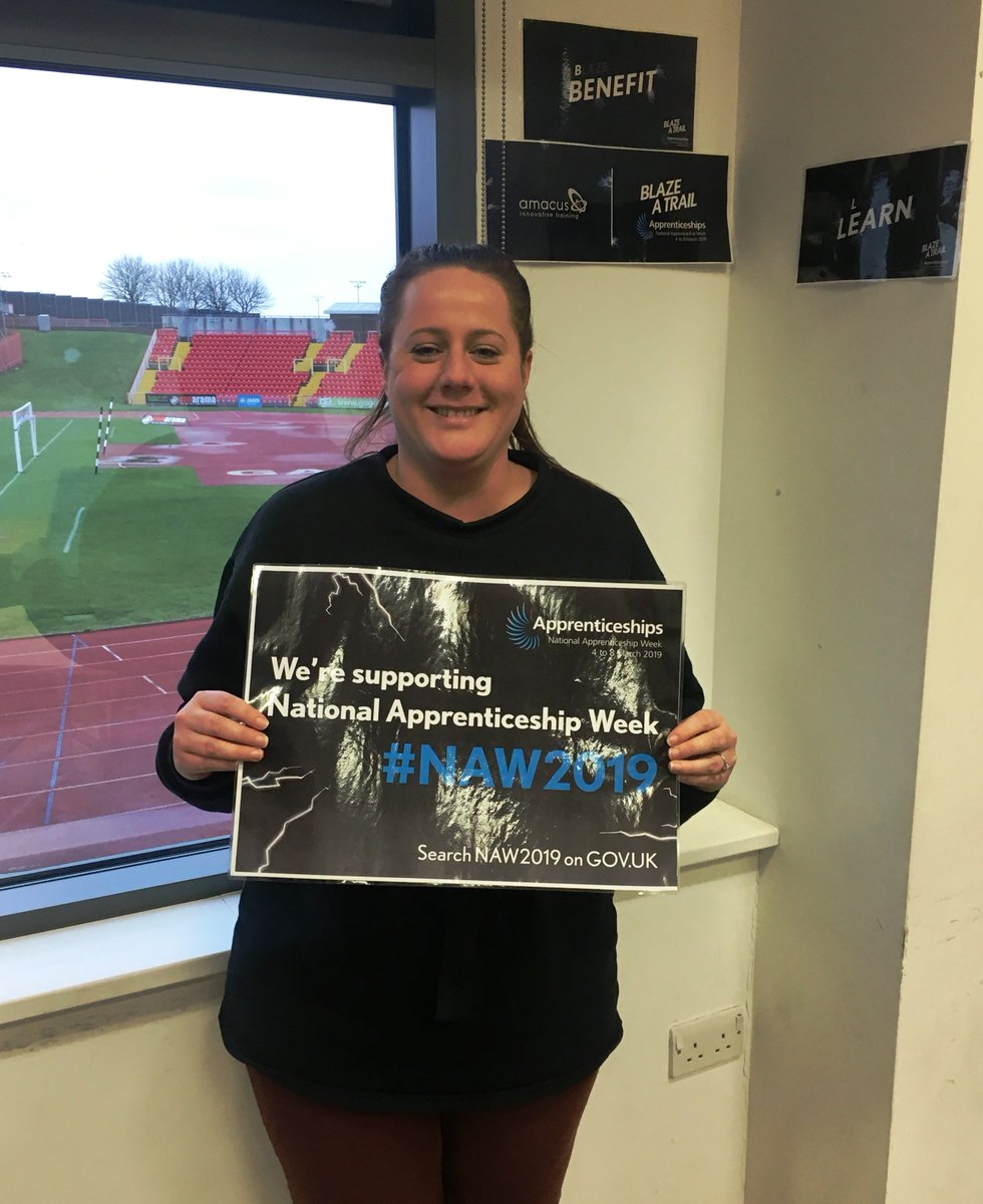 AmacusLimited's tweet image. Stacey is participating in our Level 3 Leadership and Management Apprenticeship Programme. She works for @QEGateshead and believes the course has given her more knowledge and confidence in her role at work #NAW2019 #BlazeATrail #traindevelopsucceed #apprenticeships
