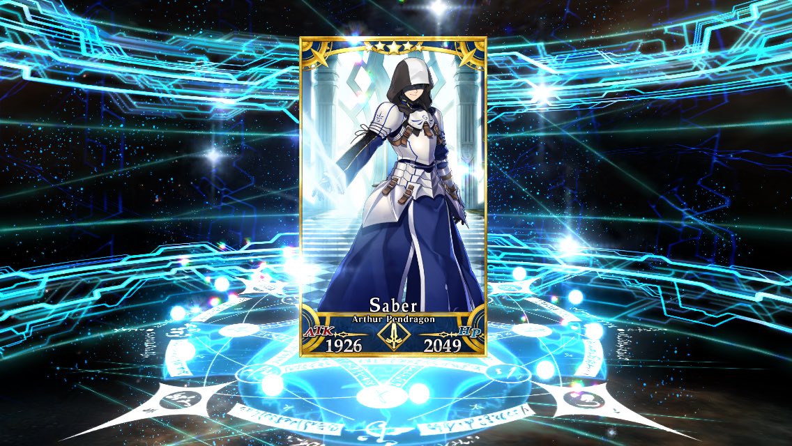 Nostacholy's tweet photo. I've been saving for Arthur for a year since I started playing FGO in February last year. Despite all the criticism and negative review about his gameplay, i still decided to follow my heart and prepared for him. https://t.co/jo6gnyUvhE