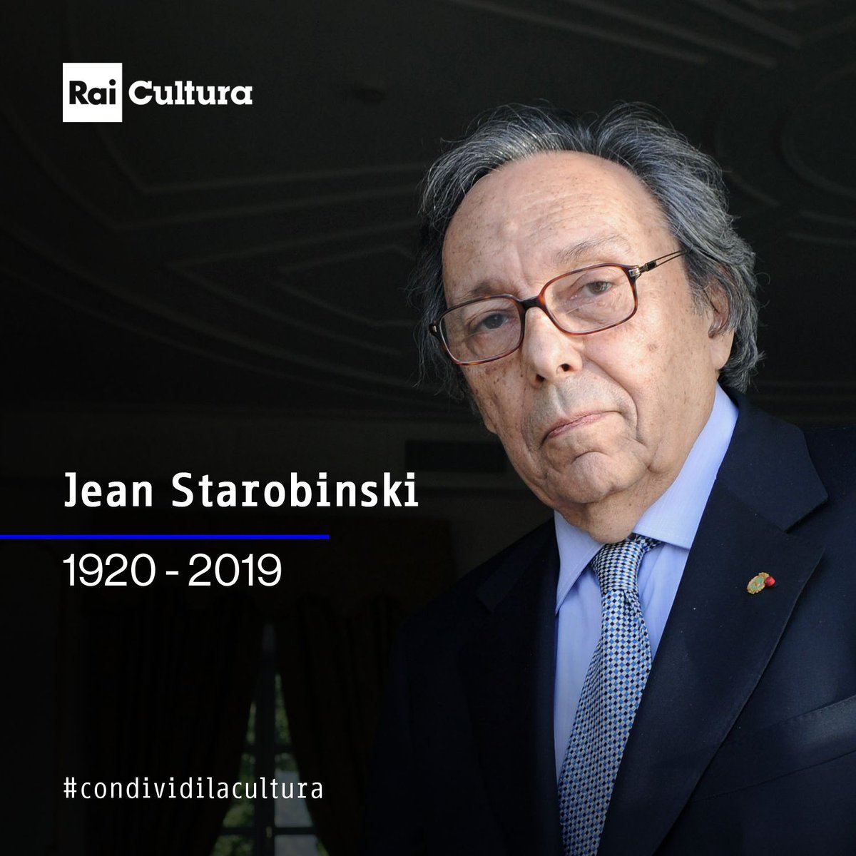 Addio a Jean Starobinski.
Il grande critico letterario svizzero #JeanStarobinski, medico e autore di libri diventati classici della critica contemporanea, è morto all'età di 98 anni.
Qui in un'intervista del 1992 in cui racconta ci parla di televisione:
bit.ly/2EFwNF6
