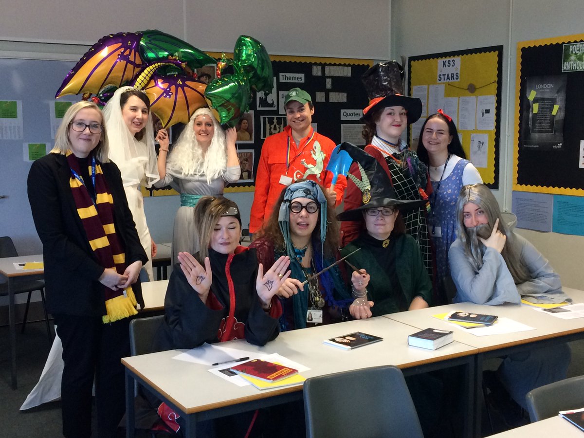 We're enjoying World Book Day around school today #WorldBookDay2019 <a href="/SCHS_English/">Sprowston English</a>