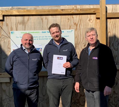 JoinCoTrain's tweet photo. Congratulations, Chris! January Apprentice of the Month is Chris Waddell, Apprentice Site Manager, Wates https://t.co/xoGRfhqqHU
@WatesGroup #CoTrain @SCFconstruct #NationalApprenticeshipWeek #Wates https://t.co/DwbvzyZOUD