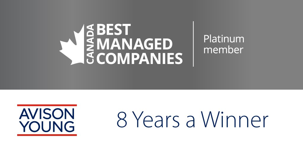 Avison Young is a 2019 winner of the Canada's Best Managed Companies Platinum Club designation, having retained its Best Managed designation for 8 consecutive years! Read press release here: bit.ly/2NKUYpC   #BestManaged #CRE #Deloitte <a href="/DeloitteCanada/">Deloitte Canada</a>