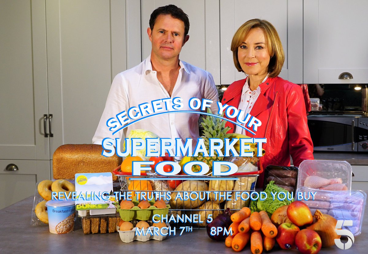8PM TONIGHT! Don't miss the brand new <a href="/channel5_tv/">Channel 5</a> show, Secrets of Your  Supermarket Food, as <a href="/sianwilliams100/">Dr Sian Williams</a> and <a href="/gastronautTV/">StefanGates</a> unveil some of the  hidden truths about the food we buy...
 #secretsofyoursupermarketfood