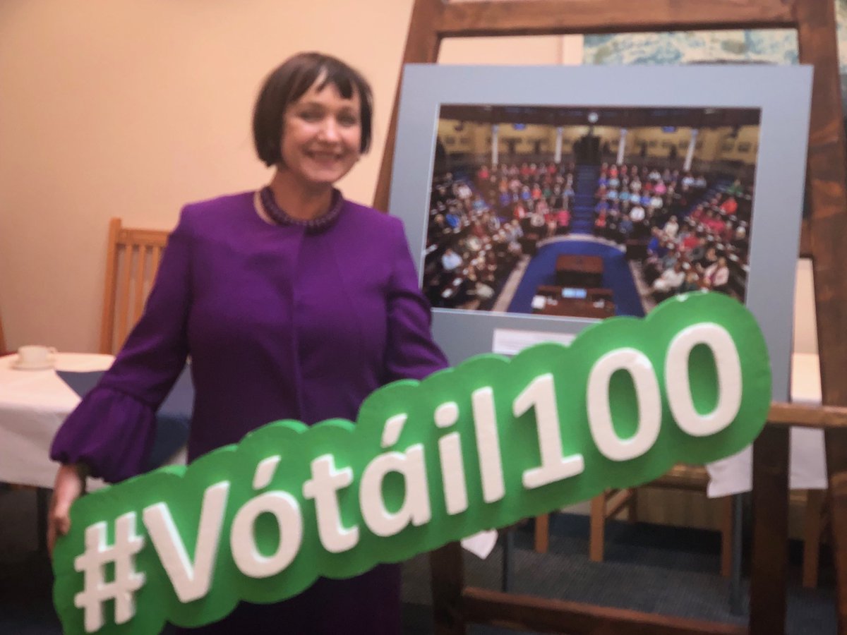 Celebrating #votail100 #InternationalWomensDay2019 at ⁦@OireachtasNews⁩