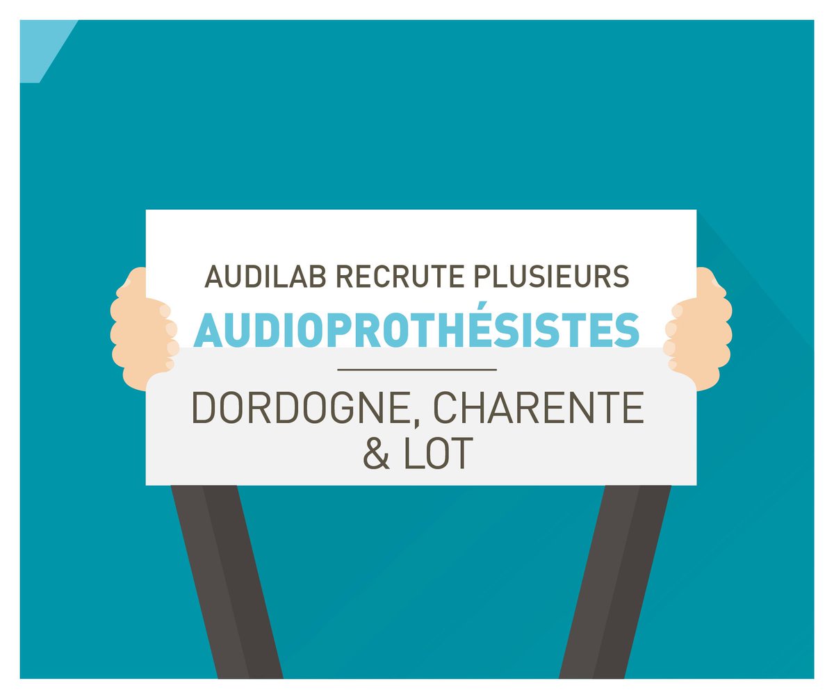 Audilab (@reseauaudilab) on Twitter photo Nous #recrutons plusieurs #audioprothésistes en #CDI pour les départements de la #Charente, de la #Dordogne et du #Lot ! Rejoignez des équipes dynamiques et motivées. Partagez l'information >> c.lesimple@audilab.fr / 05 53 08 86 48 Nous #recrutons plusieurs #audioprothésistes en #CDI pour les départements de la #Charente, de la #Dordogne et du #Lot ! Rejoignez des équipes dynamiques et motivées. Partagez l'information >> c.lesimple@audilab.fr / 05 53 08 86 48