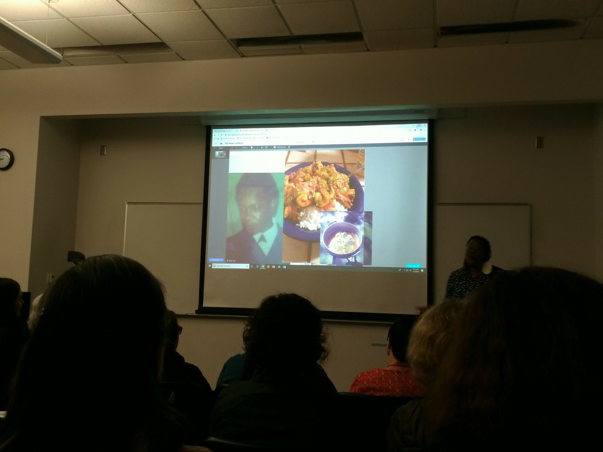 athenaeum_press's tweet photo. Krystal Smalls from UI on the meaning of Saltwater. #IGGAD https://t.co/pskpEiqsyQ