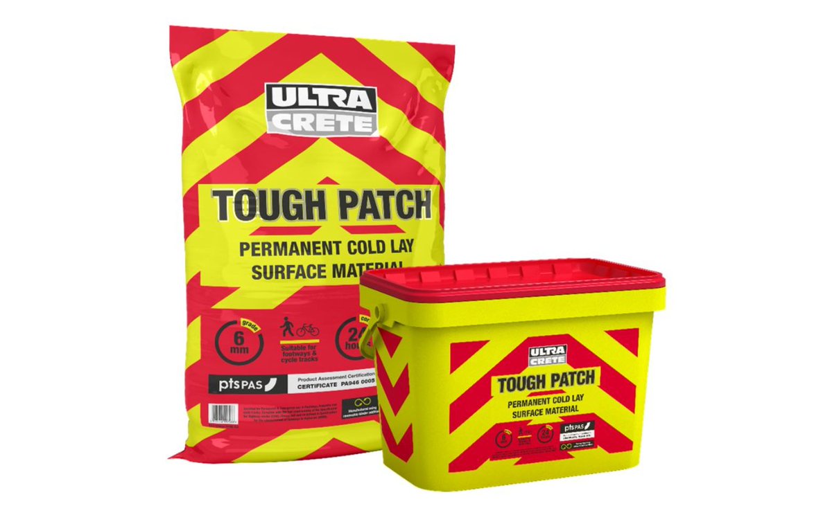 Ultracrete_UK's tweet photo. Tough Patch is suitable for use on #potholerepairs, road ironwork installation, utility reinstatements and other repairs in accordance with SHW Clause 946 #PTSPAS #Approved #Certified #ToughPatch https://t.co/TDzM20h18I https://t.co/1ZqcDjGkaR