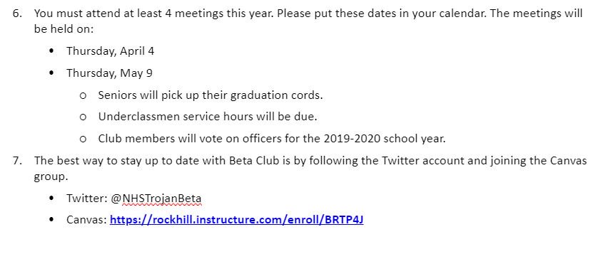 NHSTrojanBeta's tweet photo. If you missed the meeting this morning, make sure to read through the announcements below. https://t.co/xgBxjiSH8A