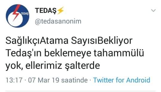AslFerit's tweet photo. 550bin sağlıkçı atanma haberini bekliyor
SağlıkçıAtama SayısıBekliyor
@RT_Erdogan 
@drfahrettinkoca 
@saglikbakanligi https://t.co/iC8836yLSm
