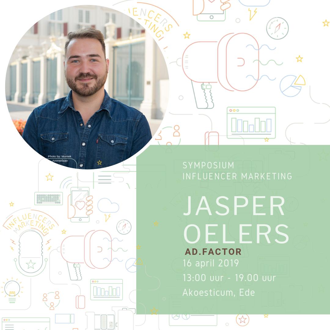 Sinds 2005 verbindt Adfactor merken aan influencers. Agency director Jasper Oelers is verantwoordelijk voor content partnerships bij Adfactor. 16 april komt hij er alles over vertellen! Wil jij meer leren van Jasper? Meld je snel aan op onze website! bit.ly/2twgiWF