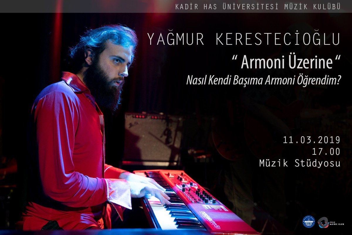 Bu Pazartesi Yağmur Kerestecioğlu bizlerle olacak! Armoni nedir, kendi imkanlarımızla nasıl öğrenilebiliriz ve daha fazlasını konuşacağımız etkinligimize hepinizi bekliyoruz.🎈
Not: Etkinlik dışarıdan katılıma açıktır, okul dışından katılacakların DM yoluyla ulaşması rica olunur.