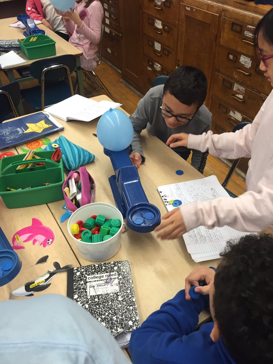 MrsSimmons159's tweet photo. Challenge: How can we prove that air is a type of matter? #159scientists @PS159_Q https://t.co/u4oQIAOEQE