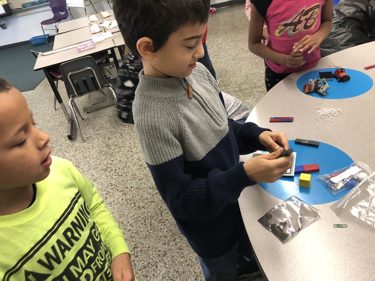 kvillemeadows's tweet image. Love when my students are so excited to learn, working together to test their hypothesis on magnets to see what is magnetic or not. #funinlearning @LuxfordES