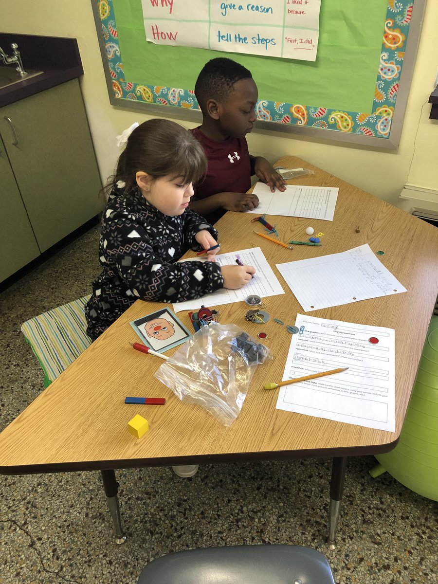 kvillemeadows's tweet image. Love when my students are so excited to learn, working together to test their hypothesis on magnets to see what is magnetic or not. #funinlearning @LuxfordES