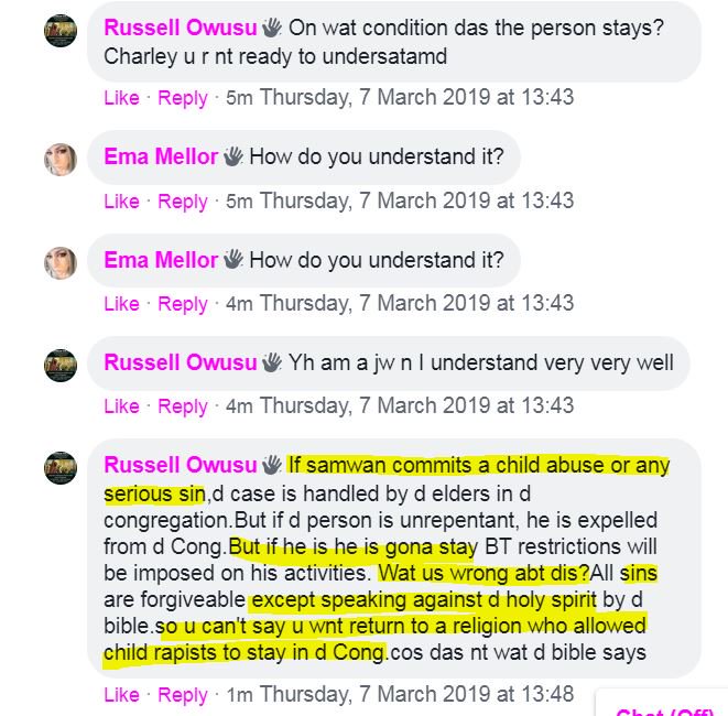 ShaltNotRepent's tweet photo. And we have yet ANOTHER ONE #Jehovahs #Witnesses wonder why we want to be no part of them!
#JehovahsWitness #JW #Watchtower #Victims #Abused #ChildAbuse #HiddenChildAbuse #elders #WT #exjw #AbuseCoverUp #ProtectingAbusers #SexAbuse #ChildSexAbuse #TheTruth #ExJehovahsWitness https://t.co/okm6vF2pJD