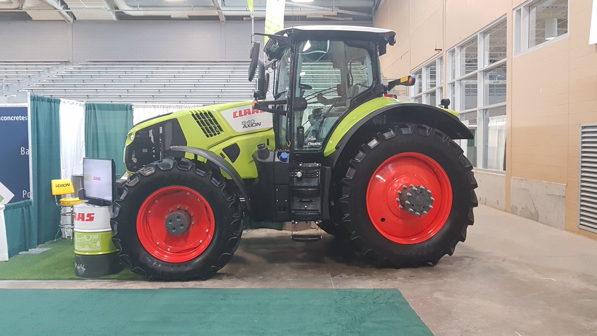 SunovaImplement's tweet photo. Ready for day 2 at the London farm show. Stop by the Claas booth 820A in the arena and see us. @CLAAS_America claas #claas https://t.co/13Um7D3fQg
