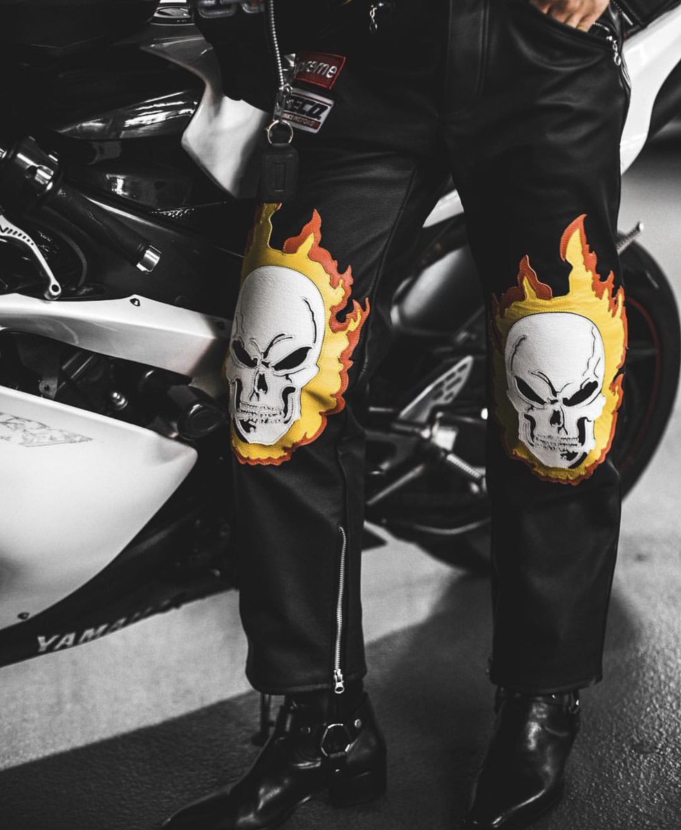 Supreme Ghost Rider Leather Jacket