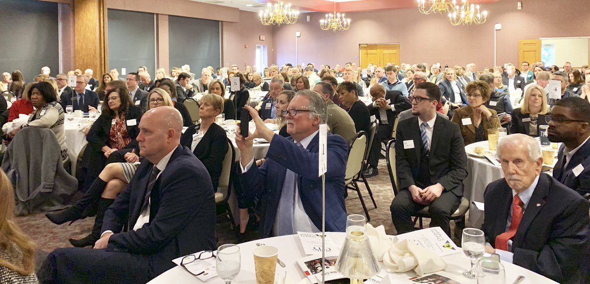 @LawrenceINcity Mayor Steve Collier @SC4Lawrence State of the City Address @INLawrenceCOC this morning. #LawrenceTradesDistrict #StreamliningGovernment #AwardWinningService #Transparency #NoPotholes @Lawrence_Police @Lawrence_FD @ltgoodnews @LTRClub @IndyGOP @indgop @GOP