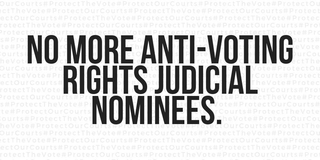 AFJustice's tweet image. Eric Murphy defended one of the worst voter purge laws in the nation. Today, on the anniversary of Bloody Sunday, the Senate is set to vote on his lifetime nomination to the federal bench. Unacceptable. #StopMurphy #courtsmatter