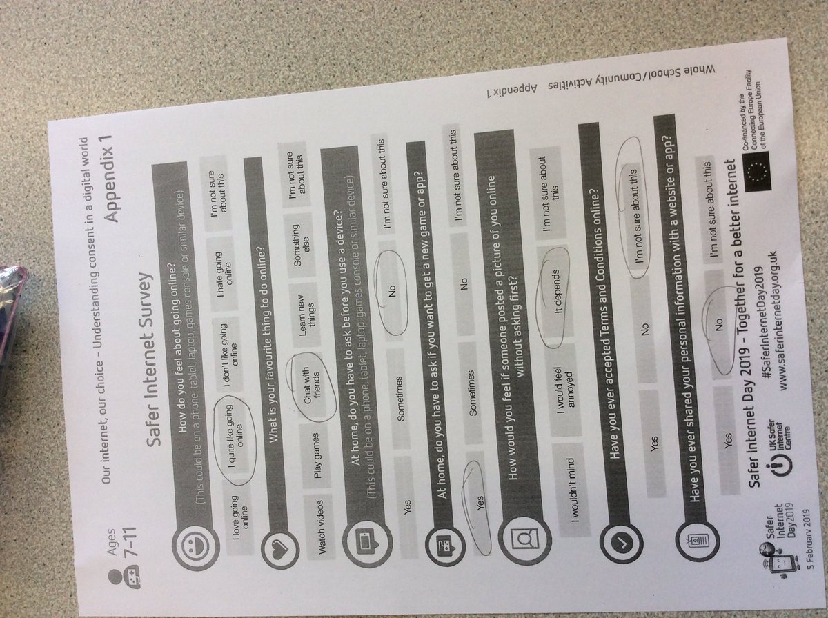 downsviewcroyy3's tweet photo. We are doing an internet safety survey @UK_SIC #OurInternetOurChoice https://t.co/gCB84LR0CS