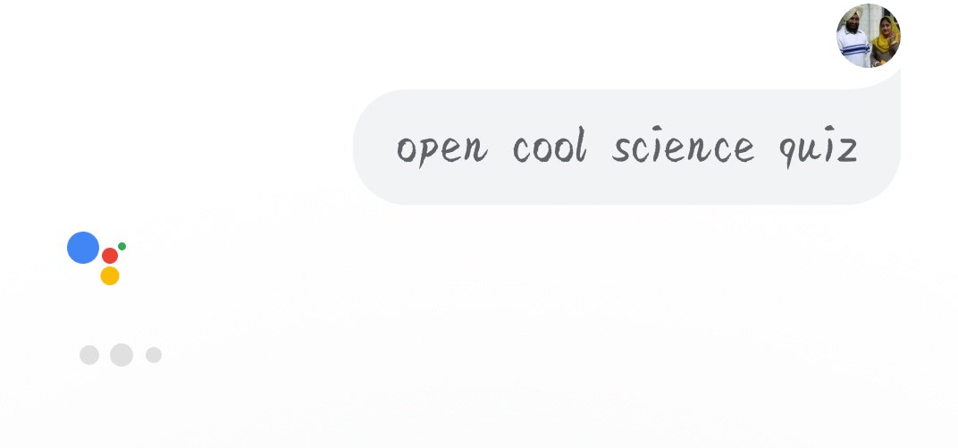 nswebstudio's tweet image. Exciting time ahead, deployed my first Google Action 🎉 😀
You can try right now on ur Android phone, just say `open cool science quiz`
#googleactions #GoogleAI #google #android #androidLover #googleio #io19 #dialogflow #firebase #CloudComputing