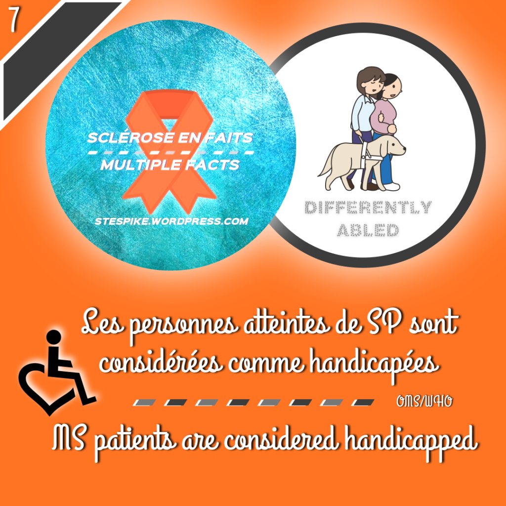 stespike17's tweet photo. Fait #7 Fact
#Scleroseenfaits #multiplefacts #Thisisms #StopSP #SEP #Sensibilisation #Awareness #Spoonie #Wordpress #MS https://t.co/5ZLly1vwRo https://t.co/RNcXs4PmxN