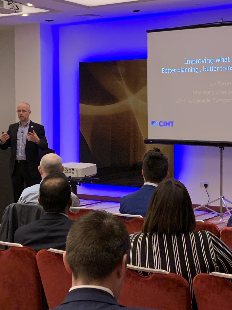 CIHTUK's tweet photo. Delegates will hear from @ITPtweet’s @itpjon as he introduces CIHT’s Better Planning, Better Transport, Better Places advice due to be published later this year #CIHTconf https://t.co/OMU5HaEdTG