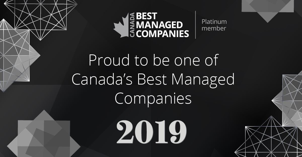 Capital is honoured to re-qualify as a 2019 Platinum Member of Canada’s Best Managed Companies program. #BestManaged