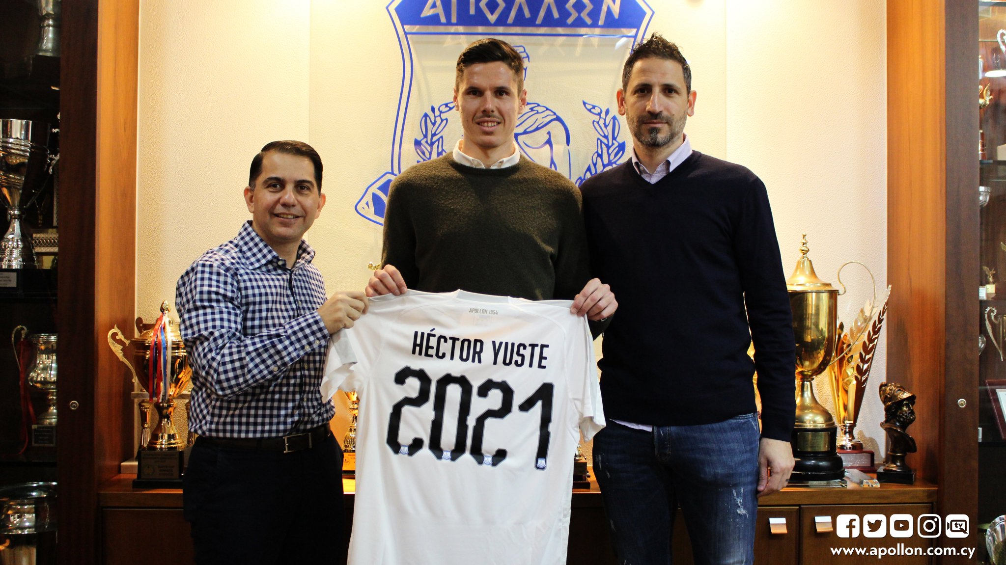 Apollon FC على تويتر: "🤝✍ Η Εταιρεία Απόλλων Ποδόσφαιρο (ΔΗΜΟΣΙΑ) Λτδ ανακοινώνει την ανανέωση της συνεργασίας της με τον κεντρικό αμυντικό Έκτορ Γιούστε για τα επόμενα δυο χρόνια (2021). Ευχόμαστε στον ποδοσφαιριστή