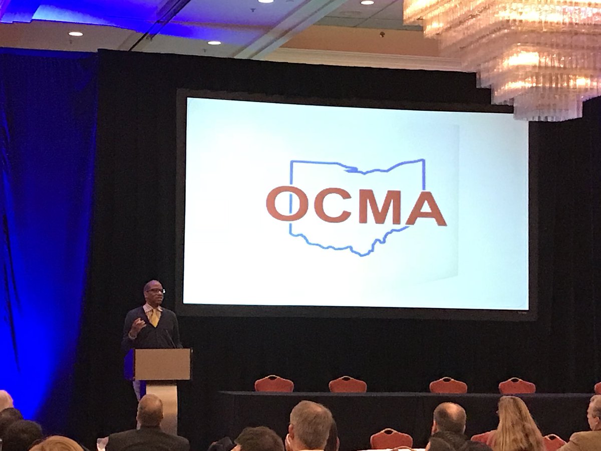 harrison_wicks's tweet photo. Wil Haygood, author, journalist, historian speaks at the #OCMA conference on the importance of the #localgov profession. Inspiring stories on how we can serve the best interests of the people! Democracy must be tended to everyday! @OSU_ICMA @ICMA @ELGL50 @OhioELGL https://t.co/Sci4cqyn0R