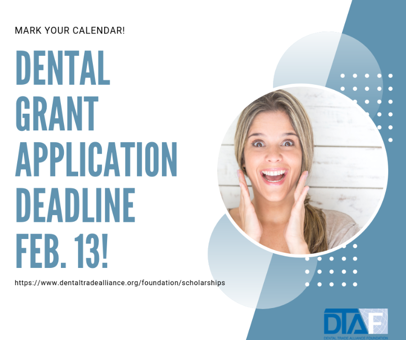 Calling all #dentalschool students! The DTA Foundation is awarding up to 34 $5,000 scholarships this year! The deadline to apply is March 13th —> dentaltradealliance.org/foundation/sch… #ItsWhatWeDo #ItStartsWithYou