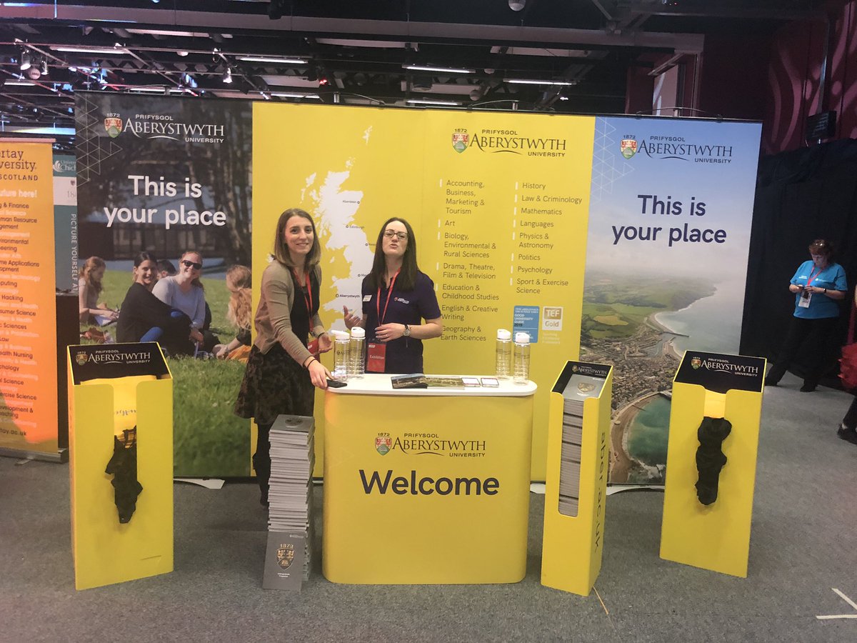Aber Schools Liaison (@aber_sch) on Twitter photo Ruth and Susan are ready to welcome prospective students at the <a href="/AberUni/">Aberystwyth University</a> stand today at <a href="/ucas_online/">UCAS</a> in Leicester today. We’re ready to chat about the fantastic opportunities available in <a href="/AberUni/">Aberystwyth University</a> #LoveAber Ruth and Susan are ready to welcome prospective students at the <a href="/AberUni/">Aberystwyth University</a> stand today at <a href="/ucas_online/">UCAS</a> in Leicester today. We’re ready to chat about the fantastic opportunities available in <a href="/AberUni/">Aberystwyth University</a> #LoveAber