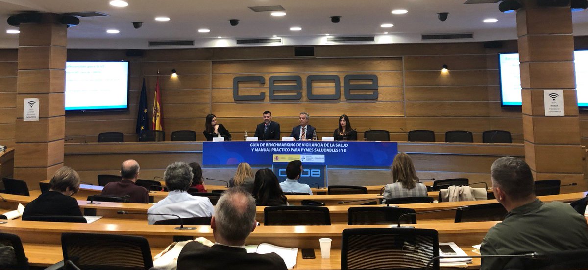 Aprendiza_C's tweet photo. @Aprendiza_C , @carloscanel62 Jornada La Empresa Saludable ante el reto de la competitividad como herramienta para mejorar la productividad. @CEOE_ES https://t.co/BjjcwVQjQt