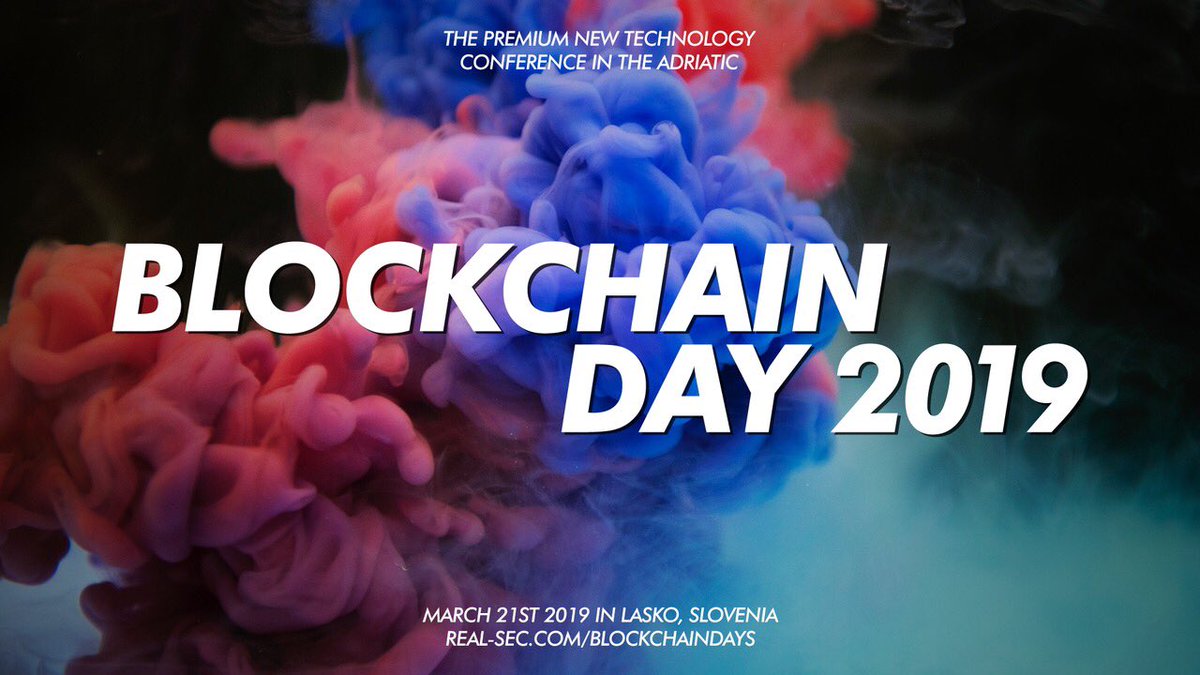 2 more weeks to go until the #BlockchainDay2019! Join us in Laško, Slovenia, 21 March 2019, for a full day event with packed agenda and loads of networking opportunities. We're a proud supporter to the event!

Full #agenda, tickets &amp; other details at: lnkd.in/gurEjC2