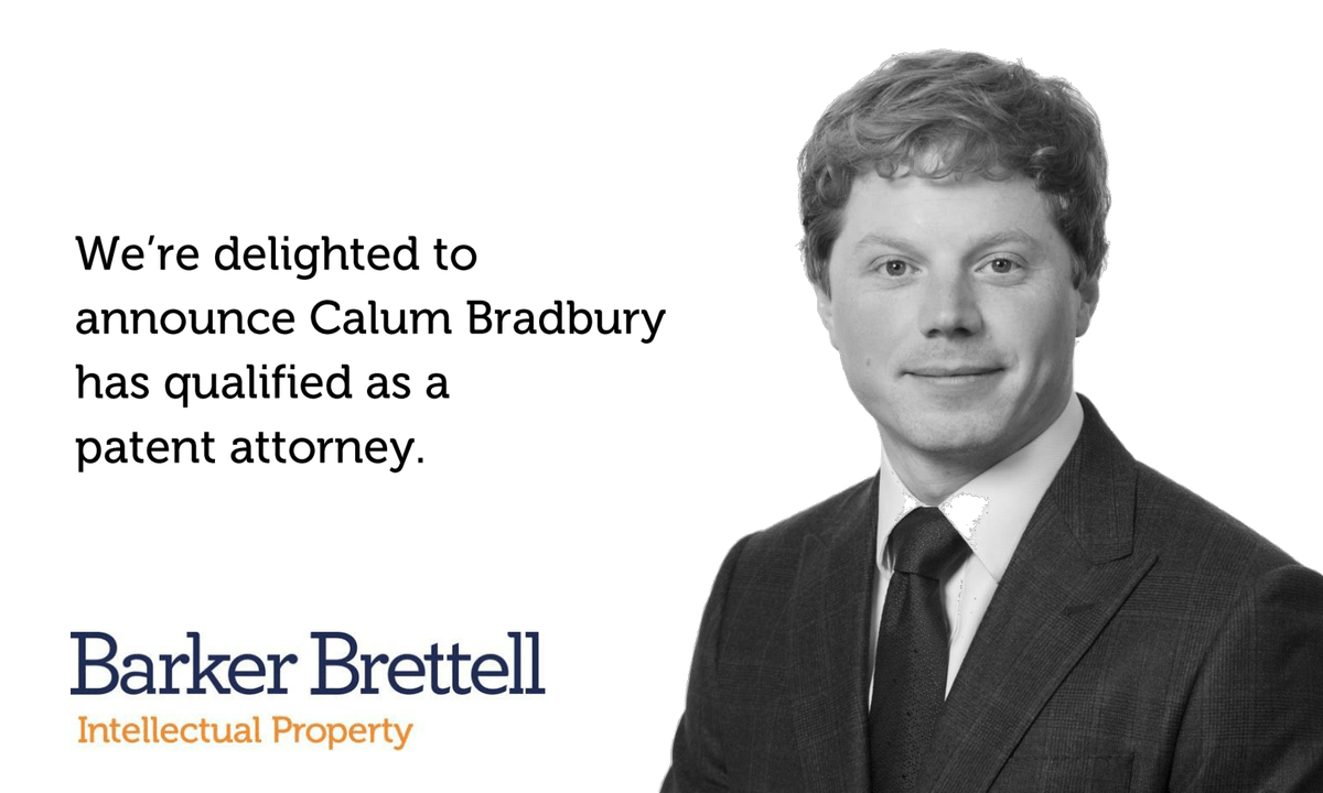 Barker_Brettell's tweet photo. . @CalumBradburyIP, patent attorney, qualified February 2019.
#TeamBB #prideinourteam #patents #qualified #nomorerevision #whatwillhedoinhissparetime https://t.co/FeggI1j1nF